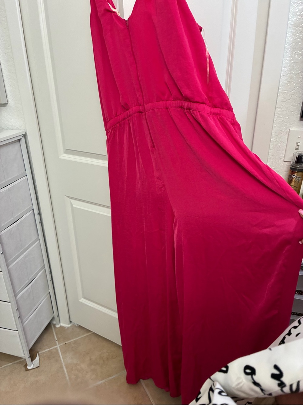 Ashley Stewart Fuchsia Strapless Jumpsuit - Picture 9 of 11